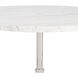 Myles 24 X 24 inch Polished Nickel Accent Table, Large
